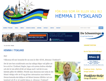 Tablet Screenshot of hemma-i-tyskland.de